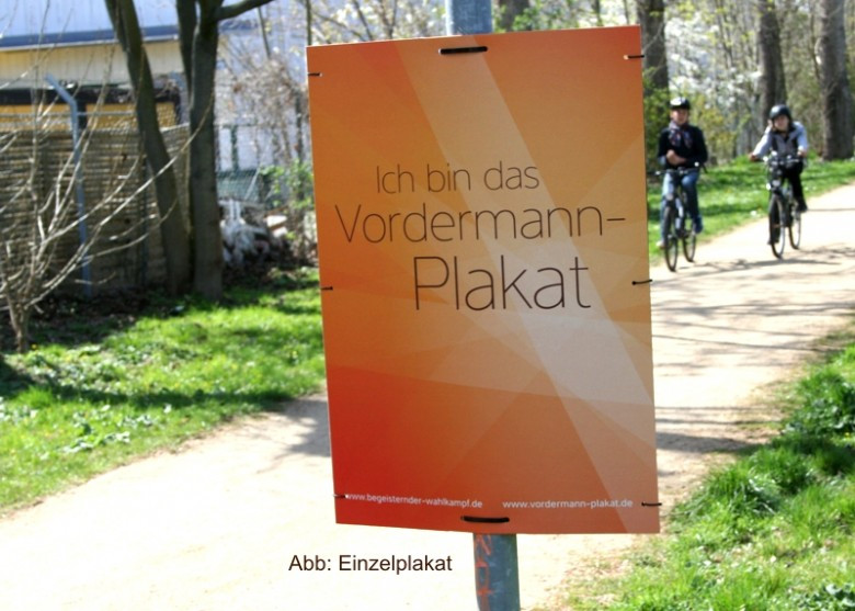 Vordermann-Plakate DIN A0