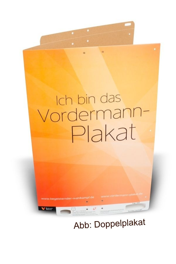 Vordermann-Plakate B1