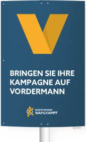 Vordermann-Plakate DIN A1 (Offsetdruck)